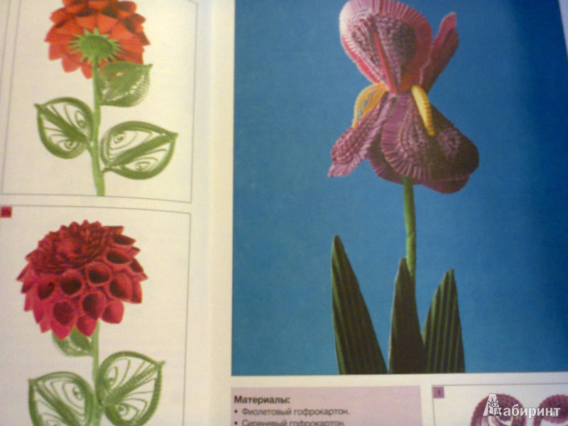 Иллюстрация 7 из 26 для Цветы в технике квиллинг - Клавдия Моргунова | Лабиринт - книги. Источник: G