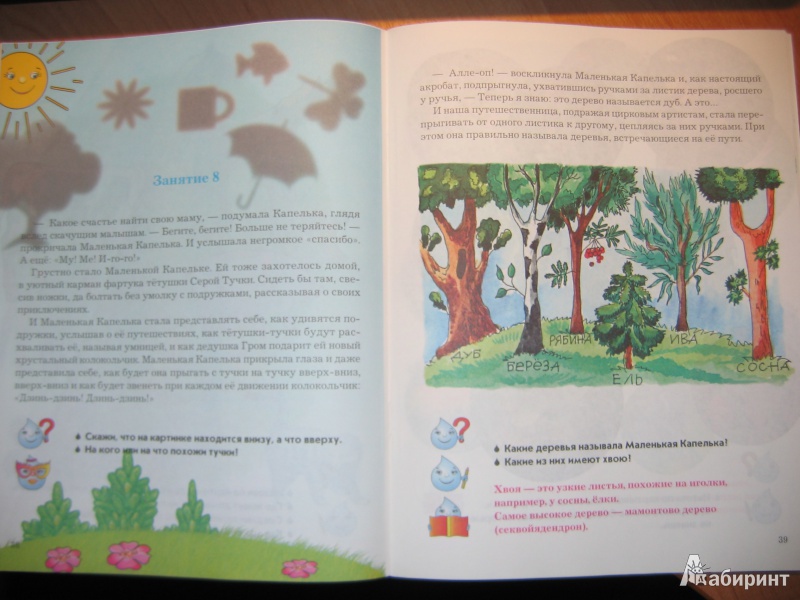 Иллюстрация 7 из 28 для Познавательные путешествия капельки, или Лесные забавы. Развивающая тетрадь по окружающему миру - Валюжинич, Зрюева | Лабиринт - книги. Источник: RoMamka