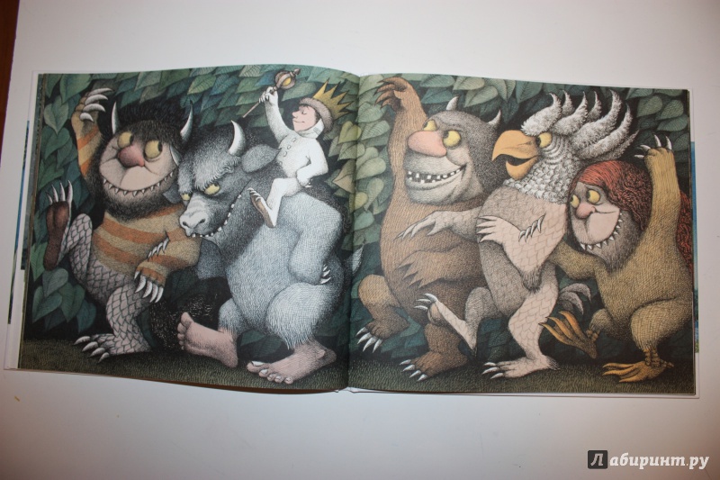 Иллюстрация 34 из 67 для Там, где живут чудовища - Морис Сендак | Лабиринт - книги. Источник: Bradbury