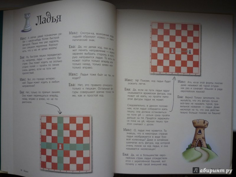 Иллюстрация 31 из 37 для Шахматы для детей - Сабрина Чеваннес | Лабиринт - книги. Источник: Голубева  Евгения Олеговна