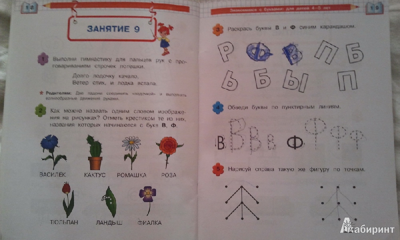 Иллюстрация 8 из 16 для Знакомимся с буквами: для детей 4-5 лет - Валентина Егупова | Лабиринт - книги. Источник: urri23