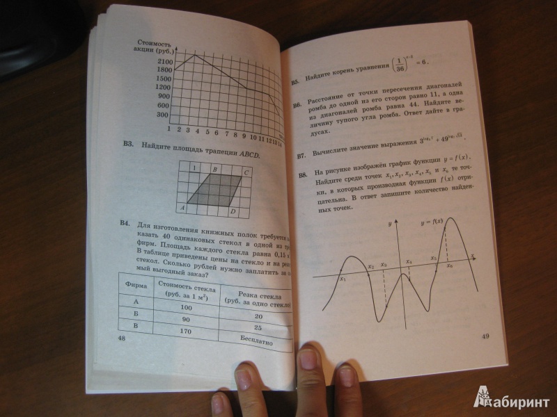 Иллюстрация 3 из 3 для ЕГЭ 2014. Математика. Типовые тестовые задания - Семенов, Высоцкий, Захаров, Панферов | Лабиринт - книги. Источник: paniqfear2m