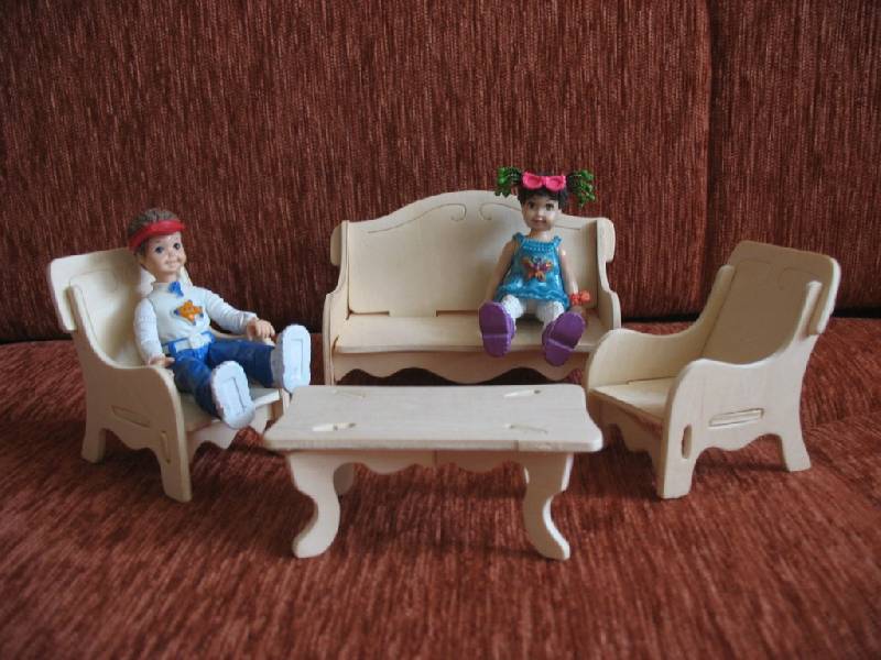 Иллюстрация 7 из 14 для Сборная модель "Мебель" (P008) | Лабиринт - игрушки. Источник: Д@н@я