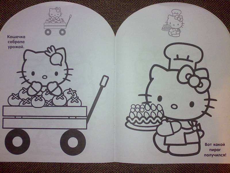 Иллюстрация 5 из 8 для Наклей и раскрась для малышей "Хелло Китти" (№ 1103) | Лабиринт - книги. Источник: Волкова  Наталия Геннадьевна