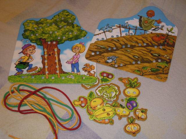 Иллюстрация 1 из 3 для Шнуровка №2: Огород и Расчудесное дерево | Лабиринт - игрушки. Источник: Iwolga