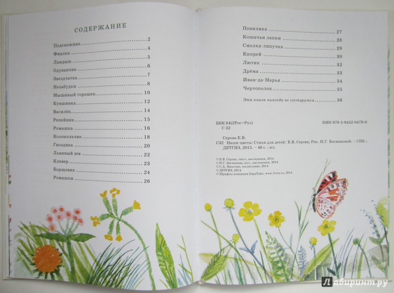 Иллюстрация 39 из 69 для Наши цветы - Екатерина Серова | Лабиринт - книги. Источник: Пирогова  Ольга