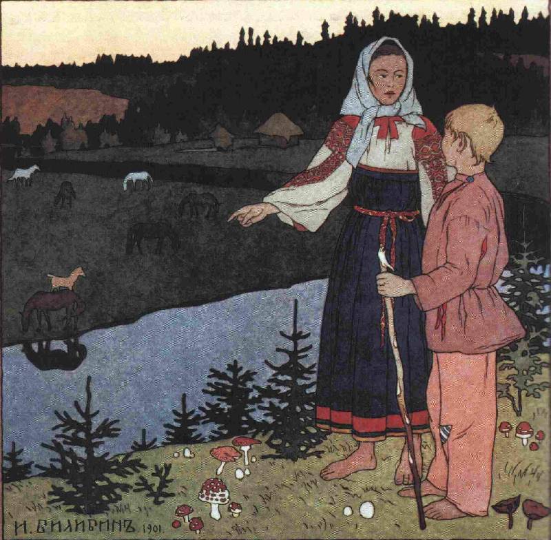 Иллюстрация 39 из 67 для Русские народные сказки с иллюстрациями Ивана Билибина | Лабиринт - книги. Источник: Захарова  Елена Федоровна