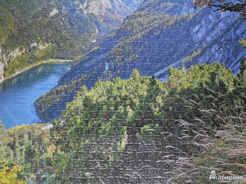 Иллюстрация 8 из 11 для Puzzle-2000 "Озеро в Альпах" (C-200399) | Лабиринт - игрушки. Источник: Klementinka