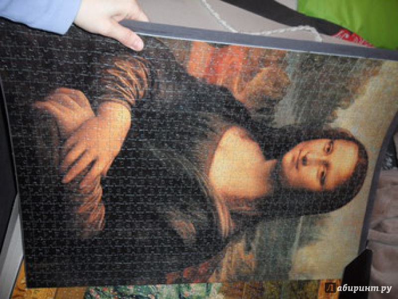 Иллюстрация 3 из 12 для Пазл-1000 "Леонардо да Винчи. Мона Лиза" (31413) | Лабиринт - игрушки. Источник: юлия д.