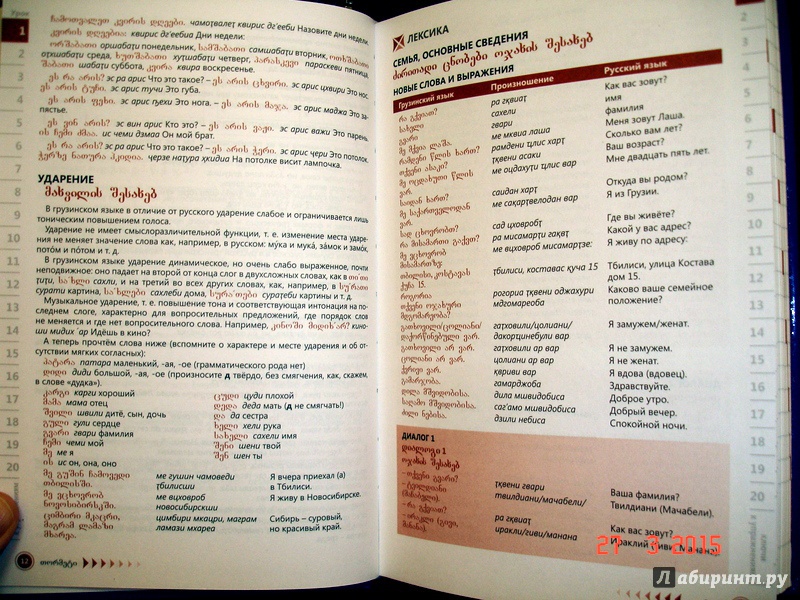 Иллюстрация 6 из 22 для Грузинский язык. Самоучитель - Гадилия, Звиададзе | Лабиринт - книги. Источник: Kassavetes