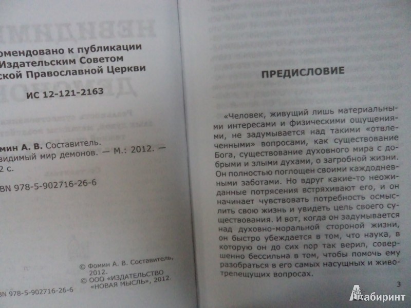 Иллюстрация 3 из 5 для Невидимый мир демонов - А. Фомин | Лабиринт - книги. Источник: Karfagen