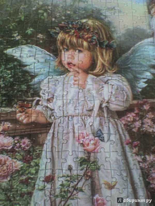 Иллюстрация 4 из 9 для Puzzle-180 "Ангел с бабочкой" (В-018208) | Лабиринт - игрушки. Источник: Роза с шипами