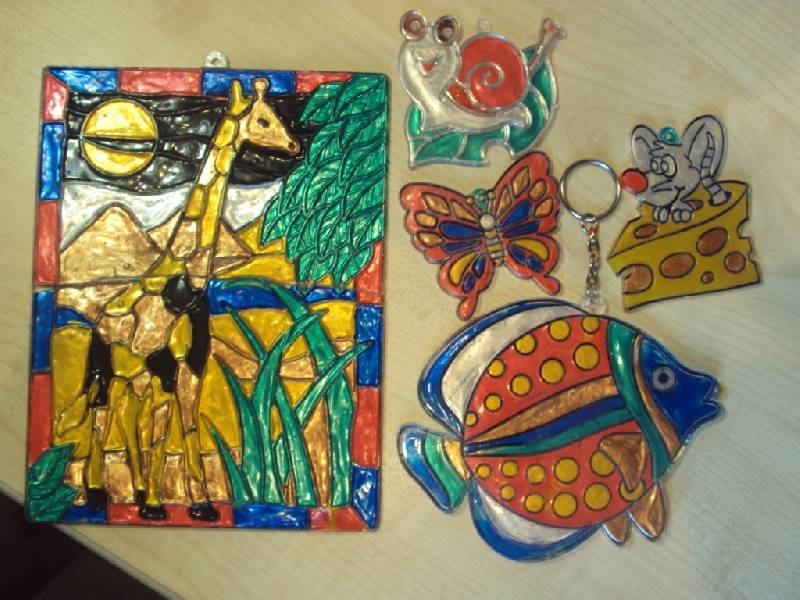 Иллюстрация 4 из 4 для Витраж большой: Жираф | Лабиринт - игрушки. Источник: Ипатова Елена