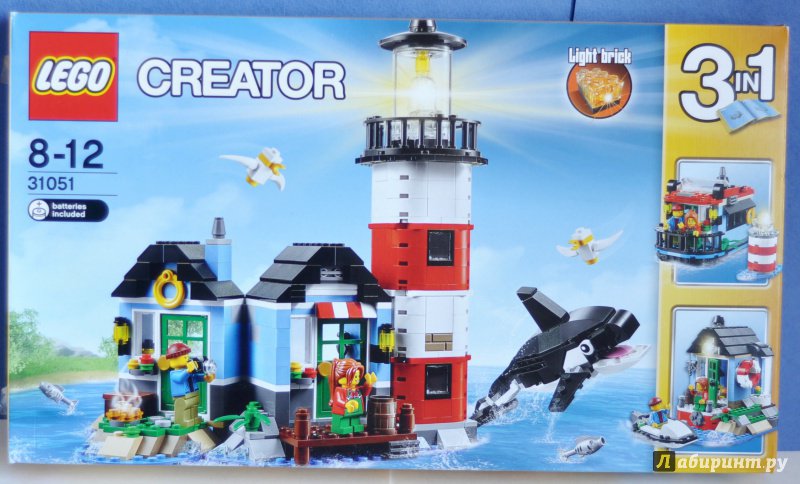 Иллюстрация 2 из 21 для Конструктор LEGO "Creator. Маяк" (31051) | Лабиринт - игрушки. Источник: ellei81