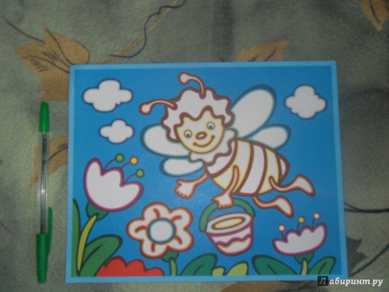 Иллюстрация 4 из 10 для Мерцающий песок. Пчела и цветы (2724) | Лабиринт - игрушки. Источник: Мама чуда