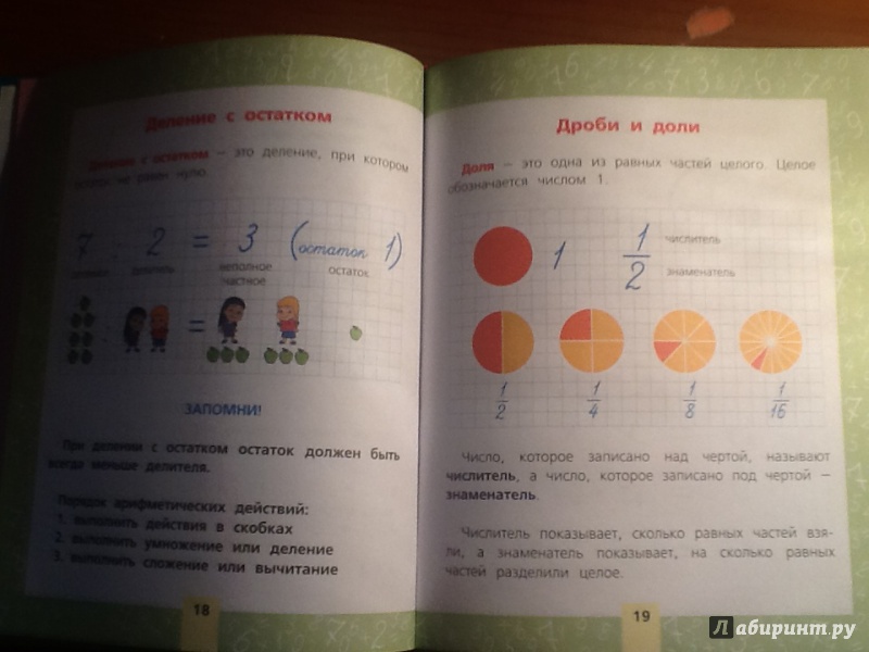 Иллюстрация 4 из 5 для Все правила по математике для начальной школы | Лабиринт - книги. Источник: Синдеева  Марина