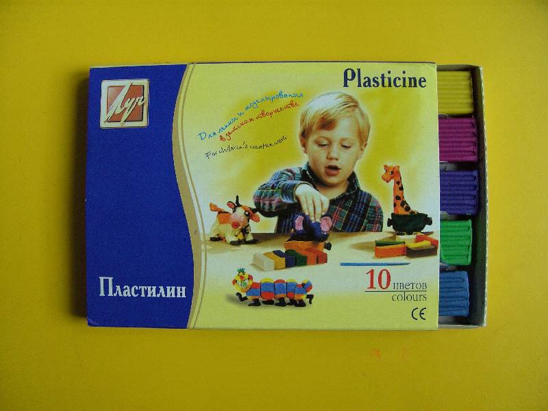 Иллюстрация 5 из 9 для Пластилин детский "Классика" 10 цветов (7С 304-08) | Лабиринт - игрушки. Источник: мама малыша