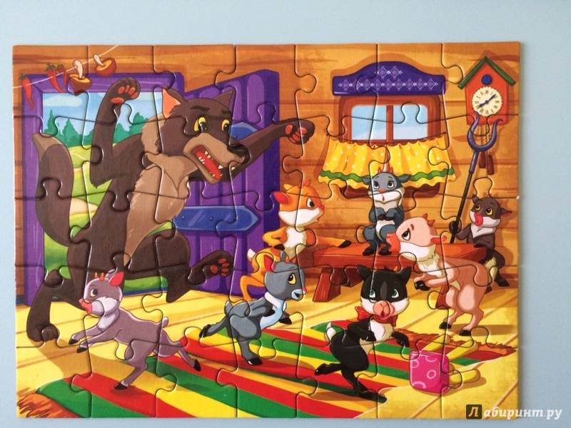 Иллюстрация 6 из 11 для Puzzle-35 "Сказки детства" (в ассортименте) (П35-3252) | Лабиринт - игрушки. Источник: Марина