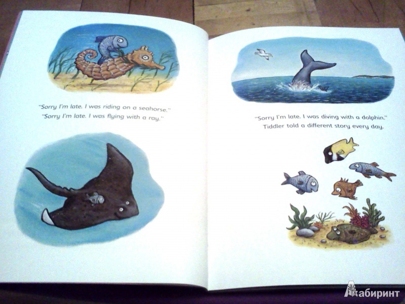 Иллюстрация 4 из 22 для Tiddler. The story-telling fish. Early Reader - Julia Donaldson | Лабиринт - книги. Источник: ОксанаШ