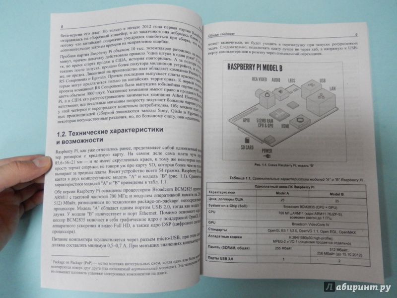 Иллюстрация 4 из 6 для Микрокомпьютеры Raspberry Pi. Практическое руководство - Виктор Петин | Лабиринт - книги. Источник: dbyyb