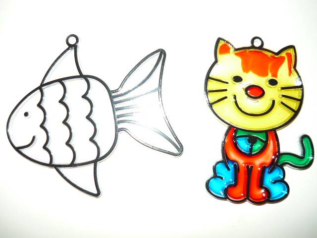 Иллюстрация 3 из 11 для Набор для творчества. Декоративная подвеска (890030) котенок, рыбка | Лабиринт - игрушки. Источник: Ромашка:-)