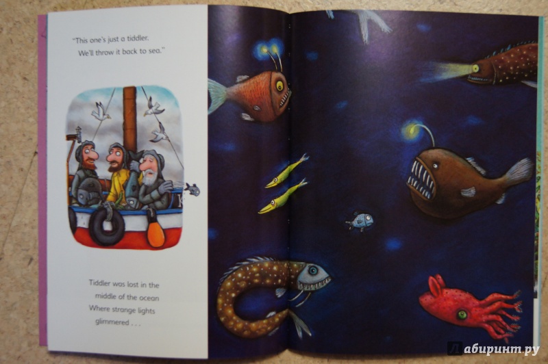 Иллюстрация 16 из 22 для Tiddler. The story-telling fish. Early Reader - Julia Donaldson | Лабиринт - книги. Источник: Грошева  Надежда