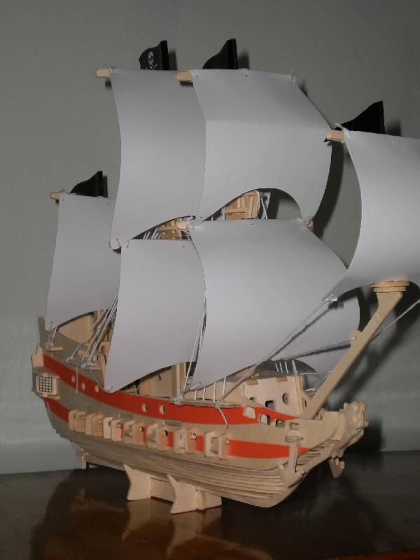 Иллюстрация 26 из 29 для Модель сборная деревянная Пиратский корабль | Лабиринт - игрушки. Источник: Косенко  Евгений Евгеньевич