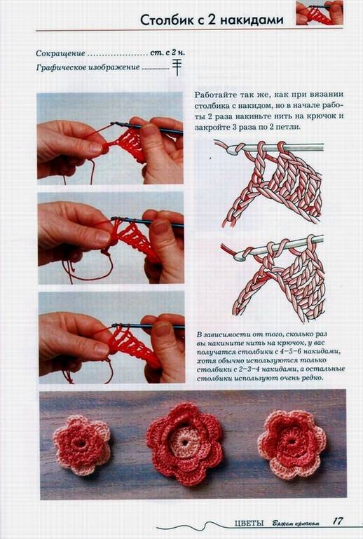 Иллюстрация 4 из 5 для Цветы. Вяжем крючком - Кристанини, Страбелло-Беллини | Лабиринт - книги. Источник: Panterra