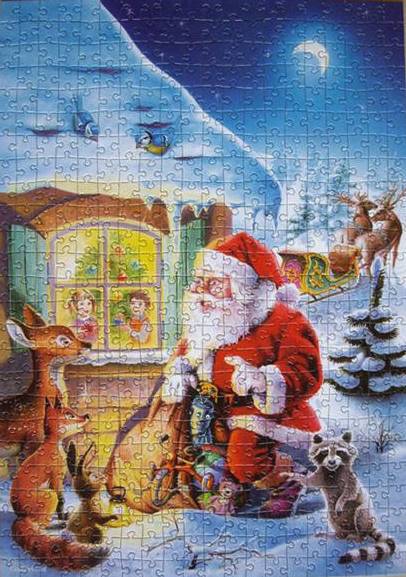 Иллюстрация 4 из 6 для Пазлы-мозаика. Санта-Клаус. Puzzle-500. В-50963 | Лабиринт - игрушки. Источник: Iwolga
