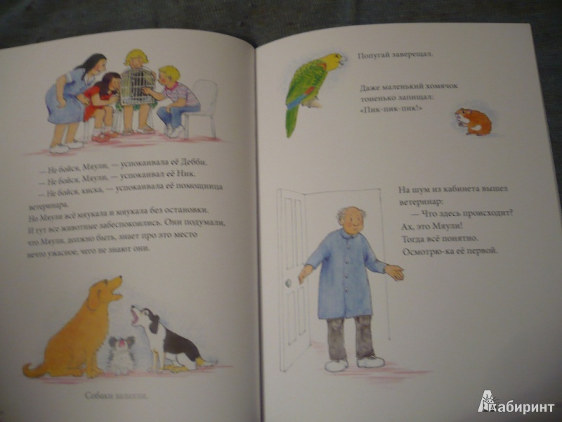 Иллюстрация 16 из 32 для Мяули у ветеринара - Джудит Керр | Лабиринт - книги. Источник: angela_kvitka