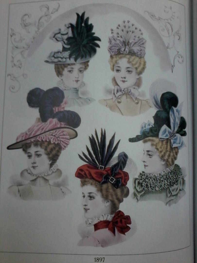 Иллюстрация 16 из 25 для Дамские шляпки. 1889-1897 - Н. Зубова | Лабиринт - книги. Источник: Лабиринт