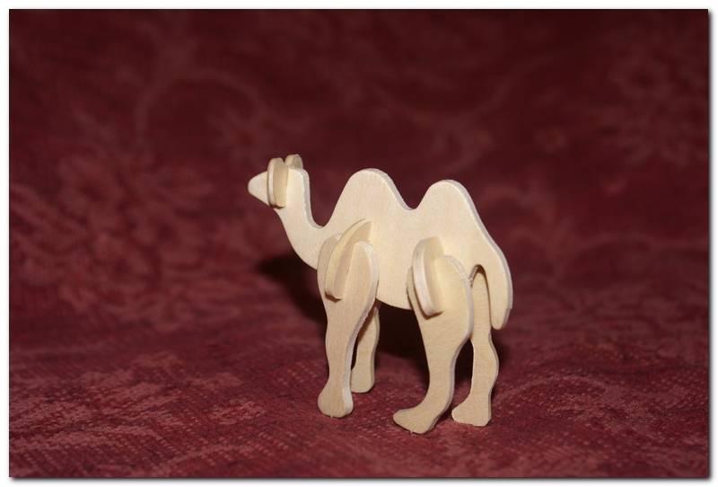 Иллюстрация 4 из 13 для Сорная деревянная модель Верблюд | Лабиринт - игрушки. Источник: РИВА