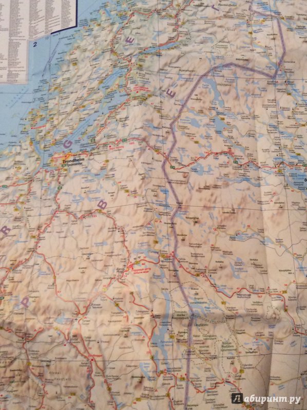 Иллюстрация 5 из 5 для Южная Скандинавия. Карта автодорог. Карта проезда через Копенгаген, Осло, Стокгольм | Лабиринт - книги. Источник: shooter