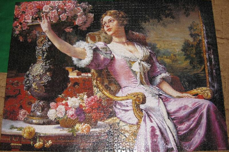Иллюстрация 6 из 13 для Puzzle-3000. Женщина с цветами (С-300020) | Лабиринт - игрушки. Источник: Марийка