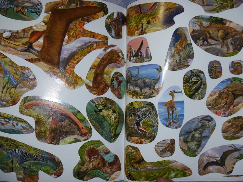 Иллюстрация 34 из 35 для 1000 динозавров с наклейками | Лабиринт - книги. Источник: Волков  Антон