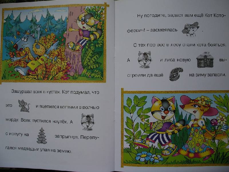 Иллюстрация 6 из 11 для Кот и лиса (с наклейками) | Лабиринт - книги. Источник: Tiger.