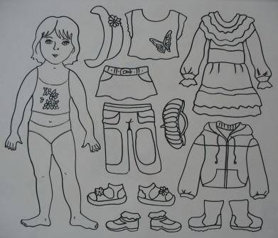 Иллюстрация 4 из 11 для Трафареты пластиковые. Наряди девочку | Лабиринт - игрушки. Источник: Д@н@я