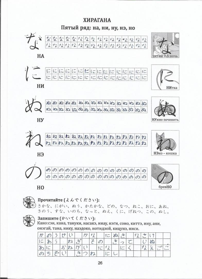 Иллюстрация 126 из 204 для Японская азбука. Учебное пособие - Анна Буландо | Лабиринт - книги. Источник: Лабиринт