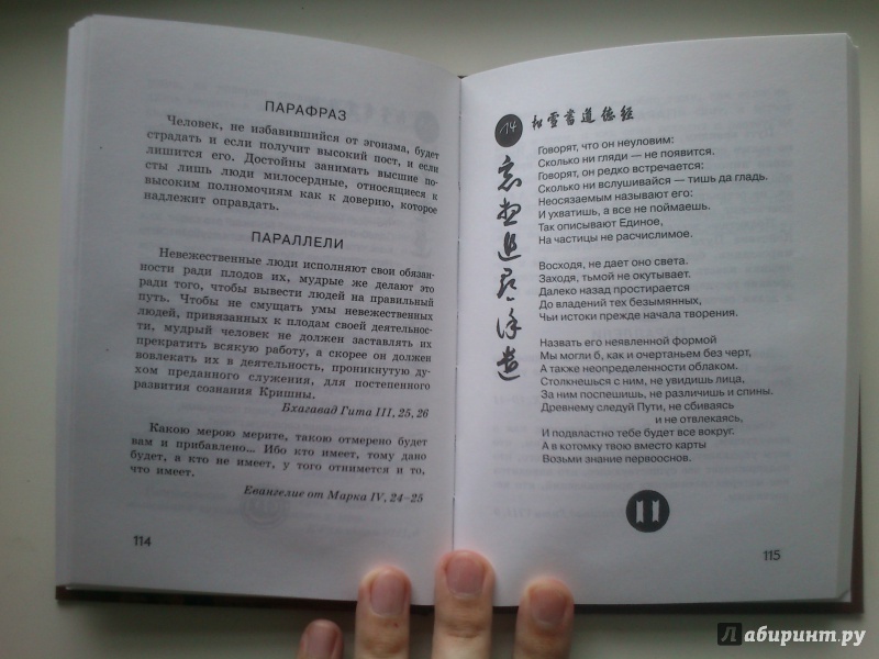 Иллюстрация 4 из 13 для Дао дэ цзин. Учение о Пути и Благой Силе с параллелями из Библии и Бхагавад Гиты - Лао-Цзы | Лабиринт - книги. Источник: Лабиринт