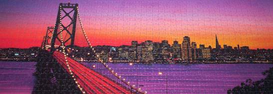 Иллюстрация 2 из 2 для Пазл-панорама-1000 "Мост в Сан-Франциско" (151042) | Лабиринт - игрушки. Источник: RockBaby