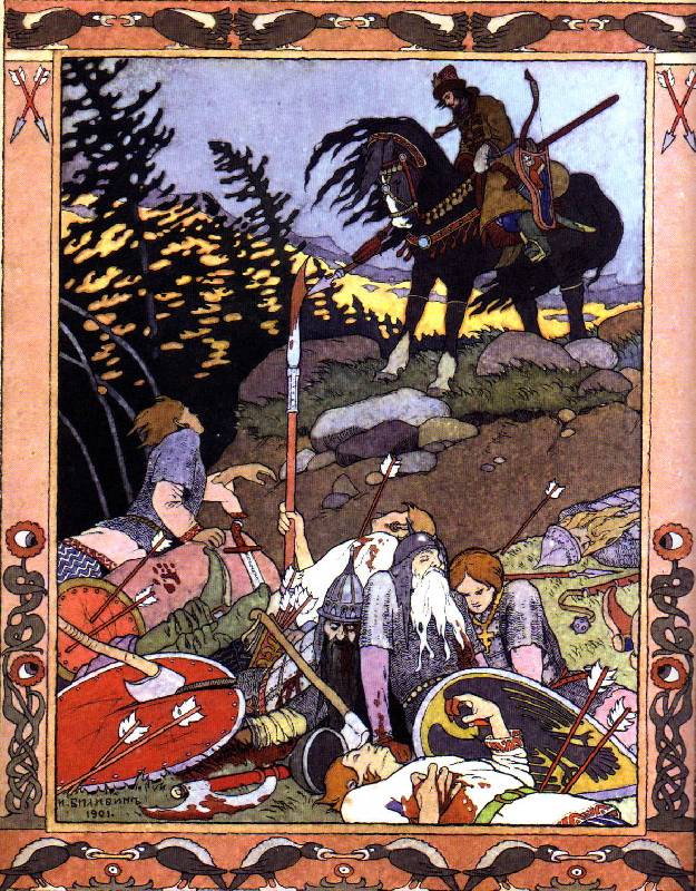 Иллюстрация 78 из 82 для Русские народные сказки / художник И.Я. Билибин | Лабиринт - книги. Источник: С  М В