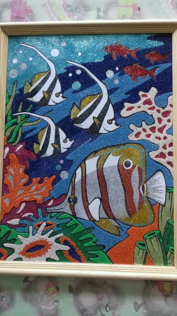 Иллюстрация 7 из 8 для Супер фреска Под водой (427102) | Лабиринт - игрушки. Источник: Щепеткина  Наталья