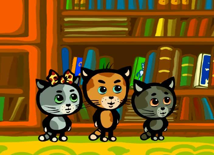 Иллюстрация 1 из 9 для Мультяшки в кармашке: Три котенка (DVD) | Лабиринт - . Источник: Флинкс