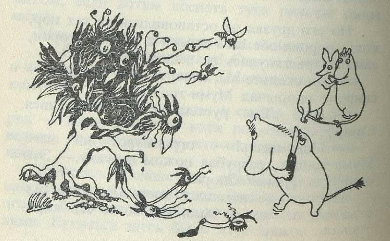 Иллюстрация 6 из 7 для Муми-Тролль и Комета: Повесть - Туве Янссон | Лабиринт - книги. Источник: Langsknetta