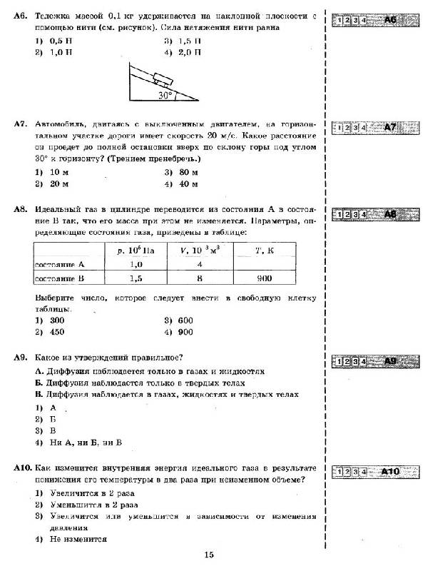 Иллюстрация 7 из 13 для ЕГЭ 2011. Физика. Тематические тестовые задания ФИПИ - Николаев, Шипилин | Лабиринт - книги. Источник: Юта