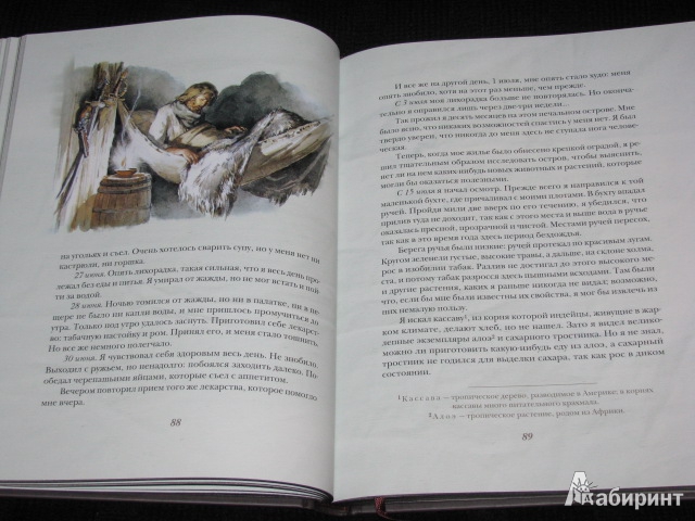 Иллюстрация 48 из 168 для Жизнь и удивительные приключения морехода Робинзона Крузо - Даниель Дефо | Лабиринт - книги. Источник: Nemertona