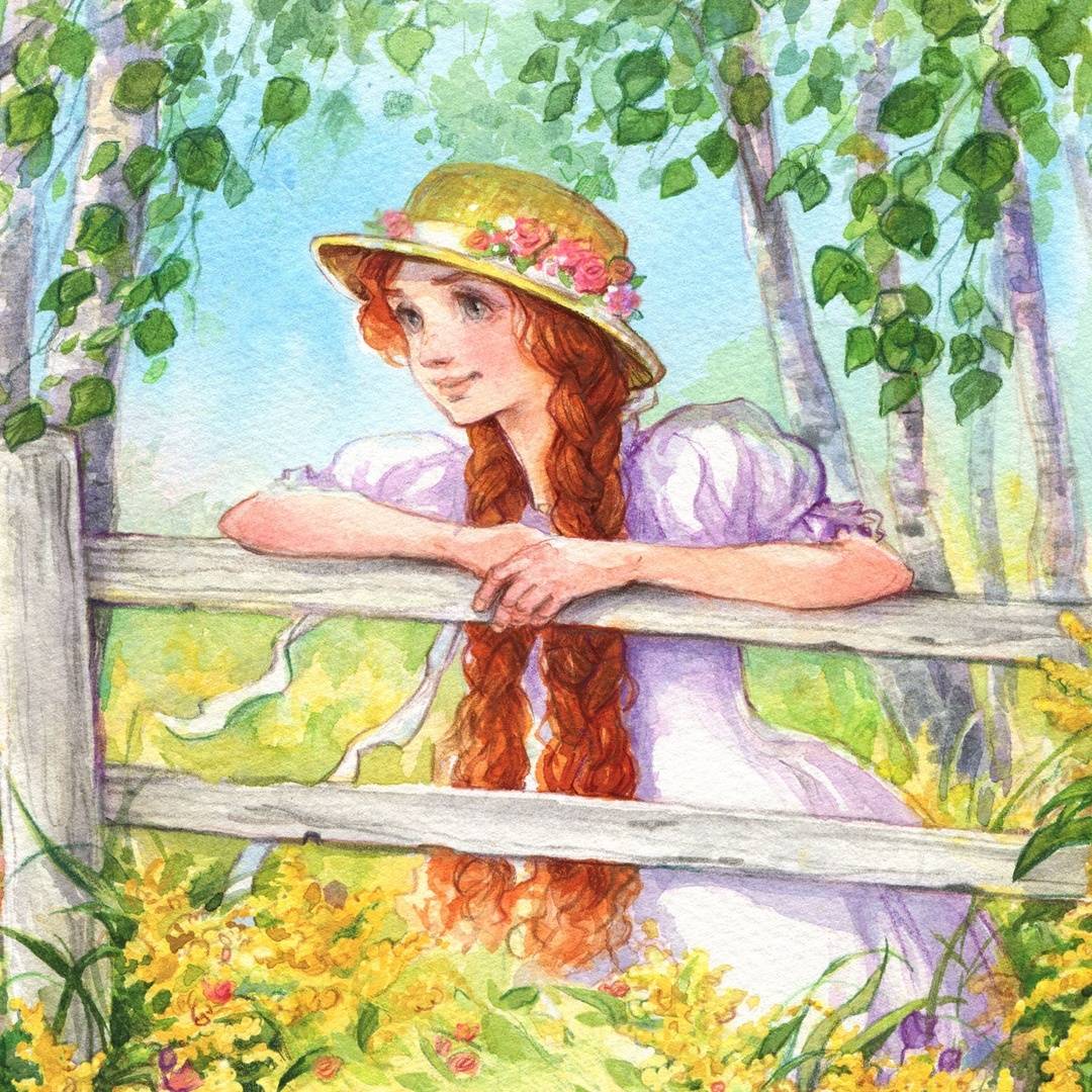Иллюстрация 68 из 141 для Аня с фермы Зеленые Крыши - Люси Монтгомери | Лабиринт - книги. Источник: Салахова  Юлия