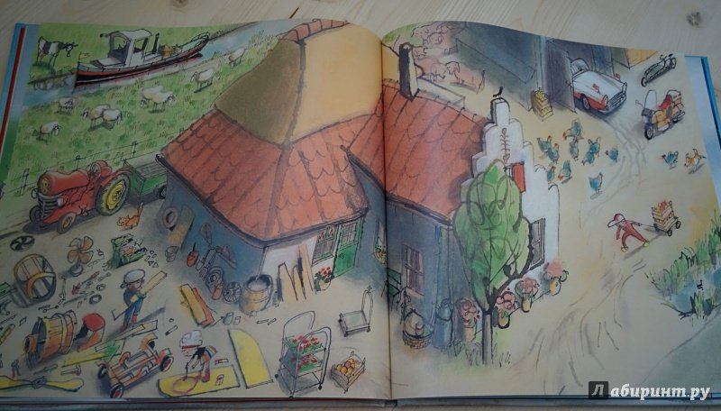 Иллюстрация 30 из 47 для Фермер Вилли едет на рынок - Лисхаут Ван | Лабиринт - книги. Источник: olgatout