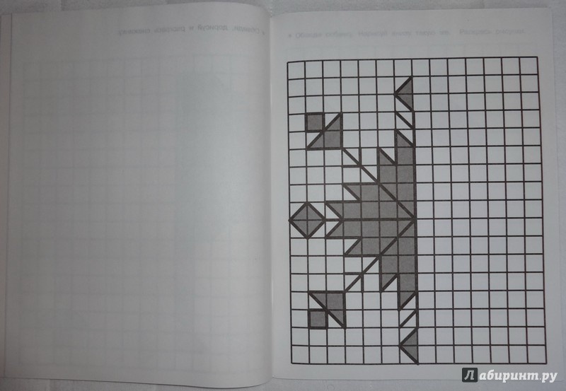 Иллюстрация 11 из 23 для Рисуем по клеточкам и точкам | Лабиринт - книги. Источник: dragon_stacy