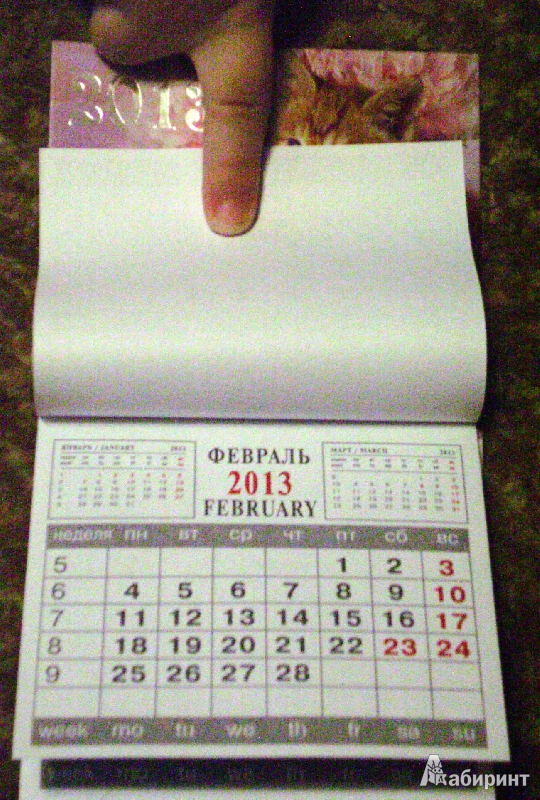Иллюстрация 4 из 5 для Календарь с магнитным креплением "КОТЕНОК" 2013 год (27487) | Лабиринт - сувениры. Источник: Batterfly